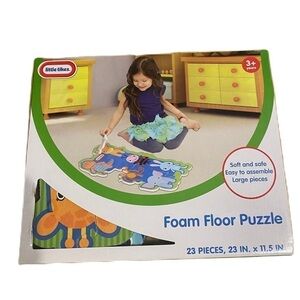 Little Tikes Foam Floor Puzzle NEW 23 Pieces Dinosaur Elephant Lady Bug